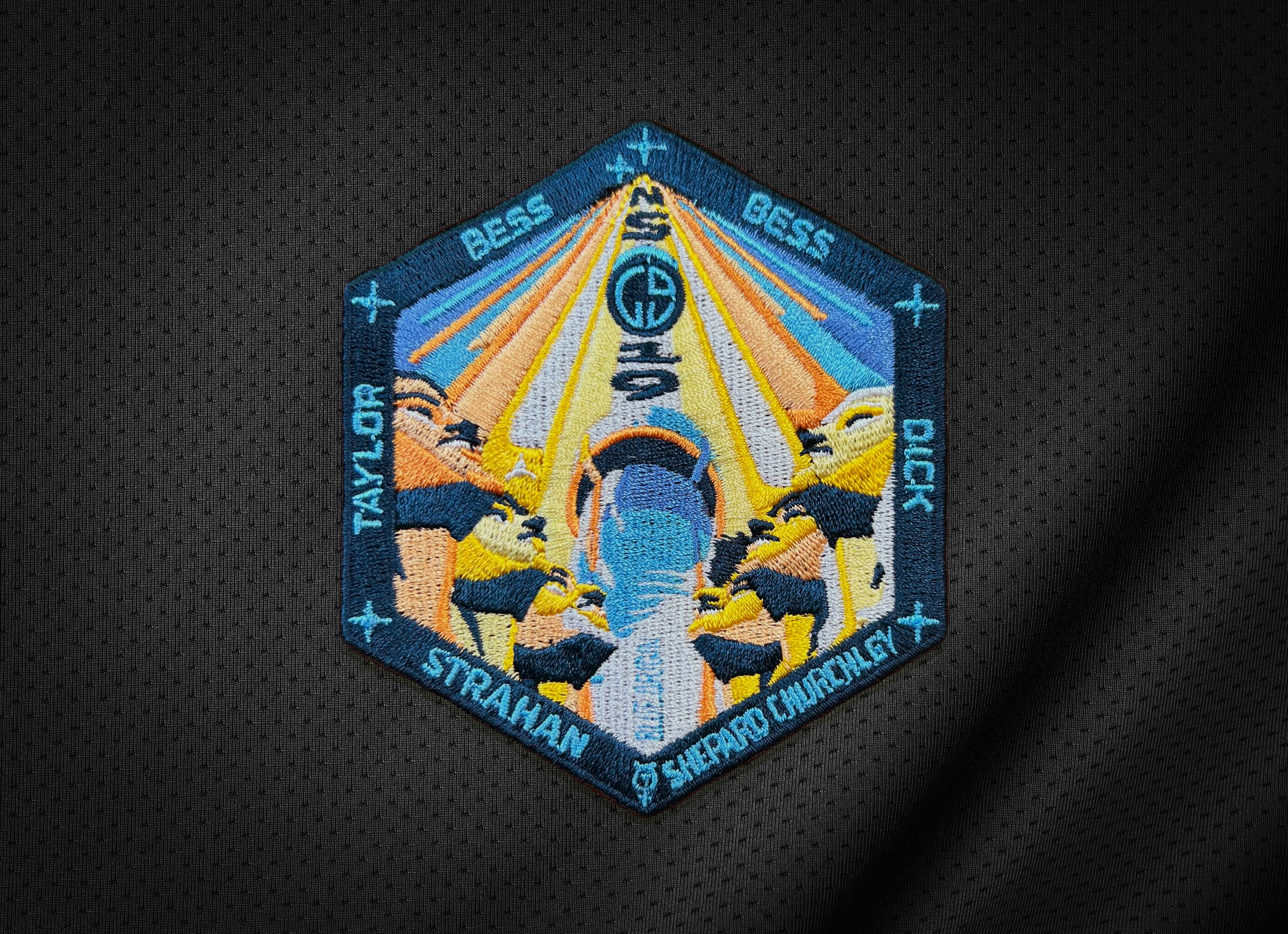 The NS-19 mission patch.